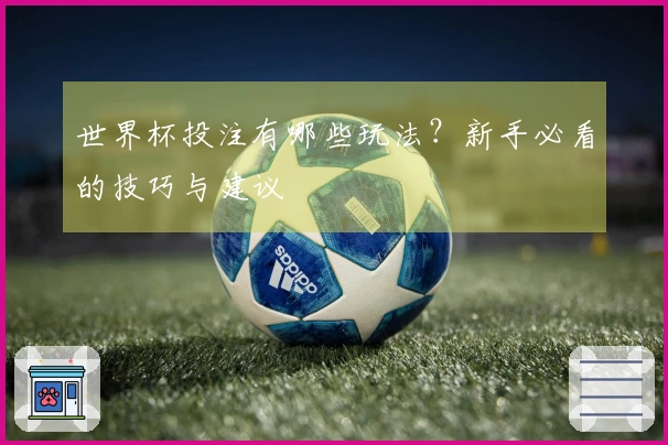 世界杯投注有哪些玩法？新手必看的技巧与建议