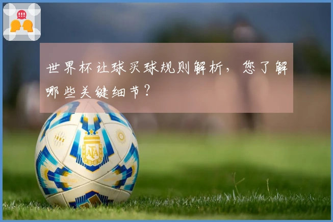 世界杯让球买球规则解析，您了解哪些关键细节？